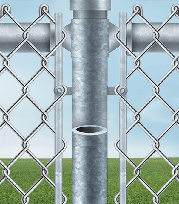 No dig Chain Link fence post in Louisville Kentucky