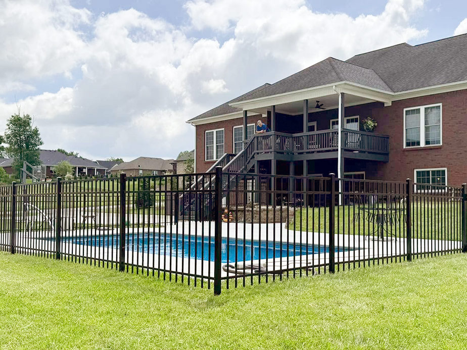Wrought Iron pool fencing in Louisville Kentucky