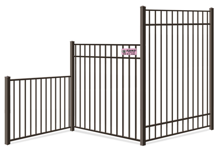Aluminum fence height options Louisville Kentucky
