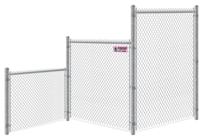 Chain Link fence height options Louisville Kentucky