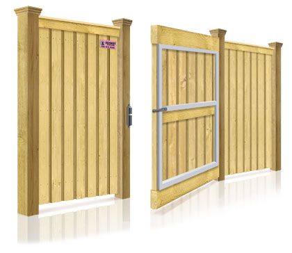 Louisville Kentucky strong wood gate installation company