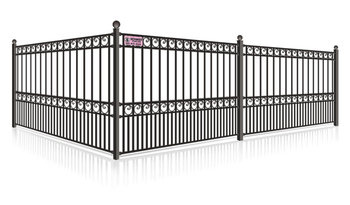 Louisville Kentucky Wrought Iron fence installation for the Louisville Kentucky area.