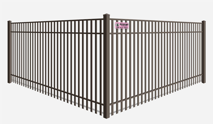 Double picket Wrought Iron fence company Louisville Kentucky