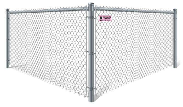 Galvanized chain link fence contractor in Louisville Kentucky
