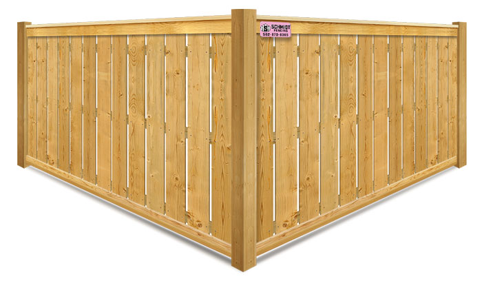 Semi-privacy wood fence company in Louisville Kentucky