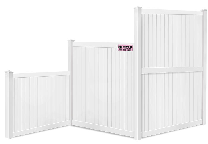 Vinyl fence height options Louisville Kentucky