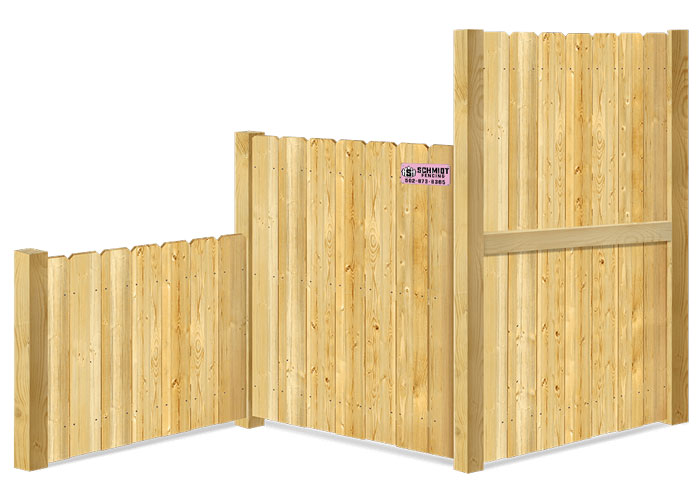 Wood fence height options Louisville Kentucky