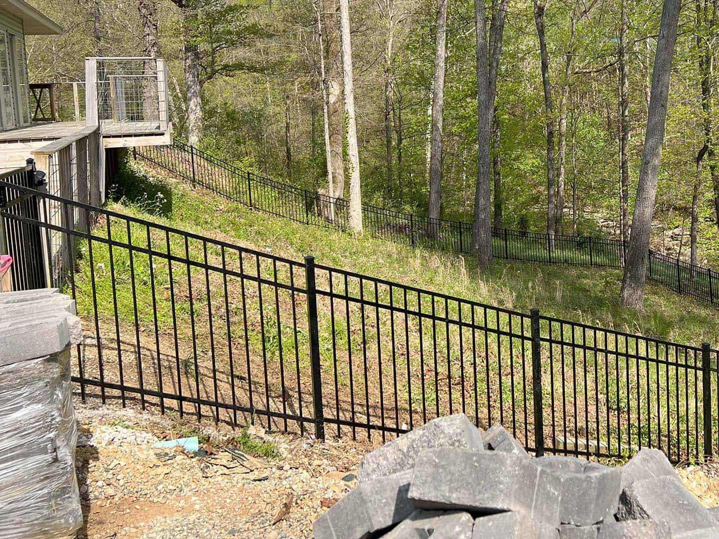 Fence with Residential Wrought Iron Fence Installation Company in Louisville Kentucky in Louisville Kentucky