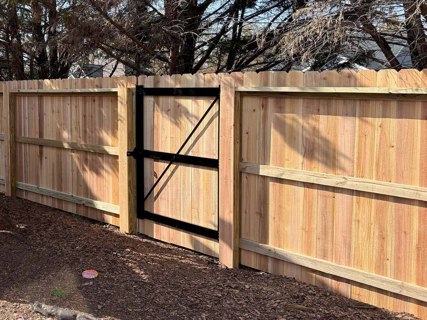 Fence with Wood Fence for Residential Properties in Louisville Kentucky in Louisville Kentucky