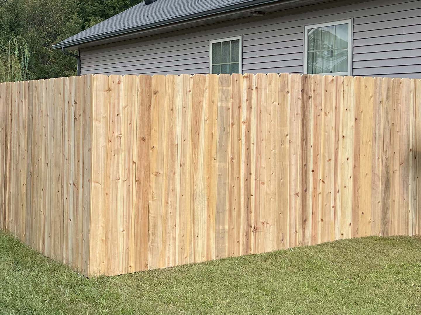 Fence with Wood Privacy Fence Installation Company in Louisville Kentucky in Louisville Kentucky