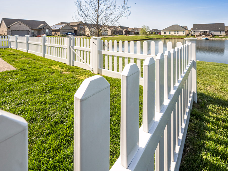 Decorative Fence Example in Shepherdsville Kentucky